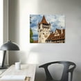 thumbnail image 3 of Nawypu Canvas Wall Art Castle Old Town Switzerland Framed Canvas Prints Modern Decor for Home Bathroom Office Farmhouse Canvas Artwork Poster Housewarming Gift for New Homeowners, 3 of 4