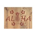 thumbnail image 2 of Aloha Pineapple Stencil Template Reusable Hawaiian Flowers Hibiscus 11 x 8.5 Inches for Painting on Walls, Wood, Etc. By Stencilville, 2 of 2