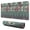 Multicolor Geometric Pattern, variant on Long Mouse Pads for Desk,Multicolor Geometric Quatrefoil Pattern Desk Mats on Top Of Desks, Desk Mouse Pad Extra Large with 3mm Non-Slip Base and Stitched Edge for Gaming,Office,Work,Home 31.5"x11.8"