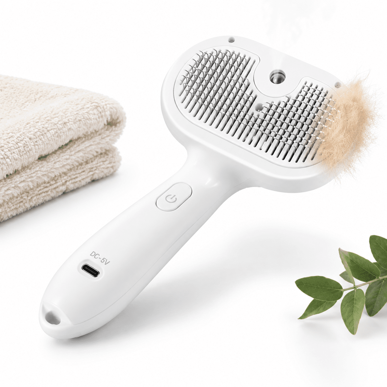 Cat Steam Brush 3 In 1removal Tool Scleaning Steamy For Massdog Shedding Cat&dog Remover