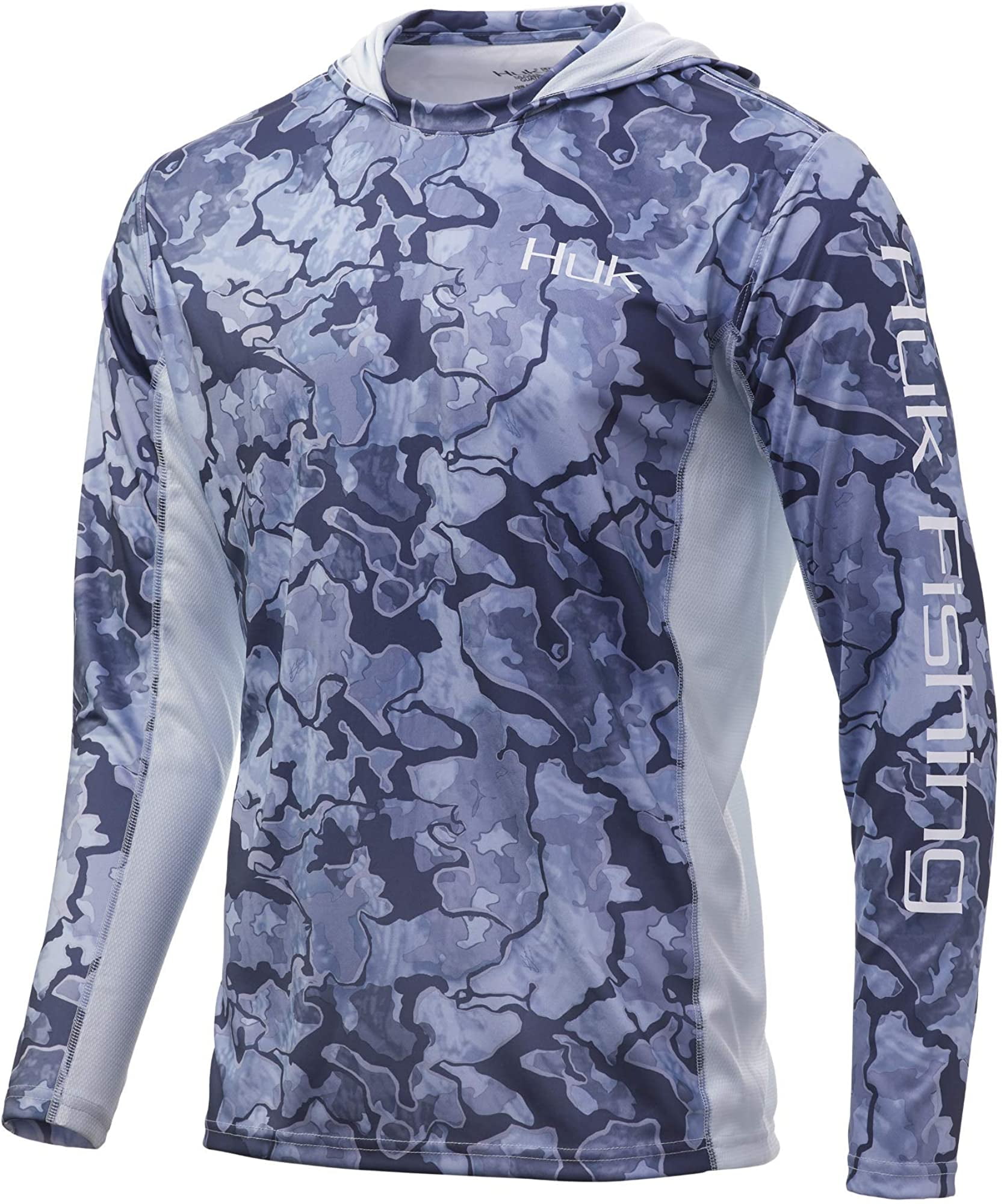 HUK Mens Icon X Camo Long Sleeve Shirt Performance Fishing Shirt 