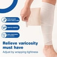 thumbnail image 4 of Ludolm 5 Pack Premium Elastic Bandage Wrap 6 Inch for Legs, Latex-Free Compression Wrap Bandage for Legs, Ankle, Knee, Body, Tummy, 4 of 6
