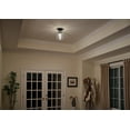thumbnail image 6 of Kichler Winslow 8.5" 1 Light Black Semi-Flush Mount Light with Clear Seeded Glass, 6 of 6