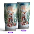 thumbnail image 2 of Merry Christmas Santa Reindeer Antlers Scottish Fold Sleigh Xmas Winter Holiday 20oz Stainless Steel Tumbler Insulated Cup with Lid Cat Lover Kitten Owner Gifts - 00023, 2 of 5