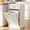White, variant on 15 Gallons Tilt-Out Trash Can Cabinet, Hidden Garbage Storage with Drawer and Diagonal Pattern for Kitchen & Living Room, Black