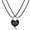 A860 Fufafayo under $5, variant on Fufafayo under $5 Couple Necklace, Couple Necklaces, Magnetic Heart Necklaces, 3D Love Pendant Sets, Matching Necklaces for Couples, Best Friends, Magnetic Attraction Jewelry, Gift for Anniversary