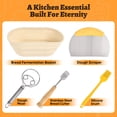 thumbnail image 3 of Hawsaiy 3.2 QT Cast Iron Bread Baking Dutch Oven with Lid & Accessories Set, Rectangular Non-Stick Bread Pan with Handles, Suitable for All Stoves, Baking Stewing Roasting, 3 of 8