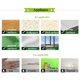 thumbnail image 4 of Papel de pizarra Colco calcomanías de pared autoadhesivas borrables 17.7 blanco, 4 of 8