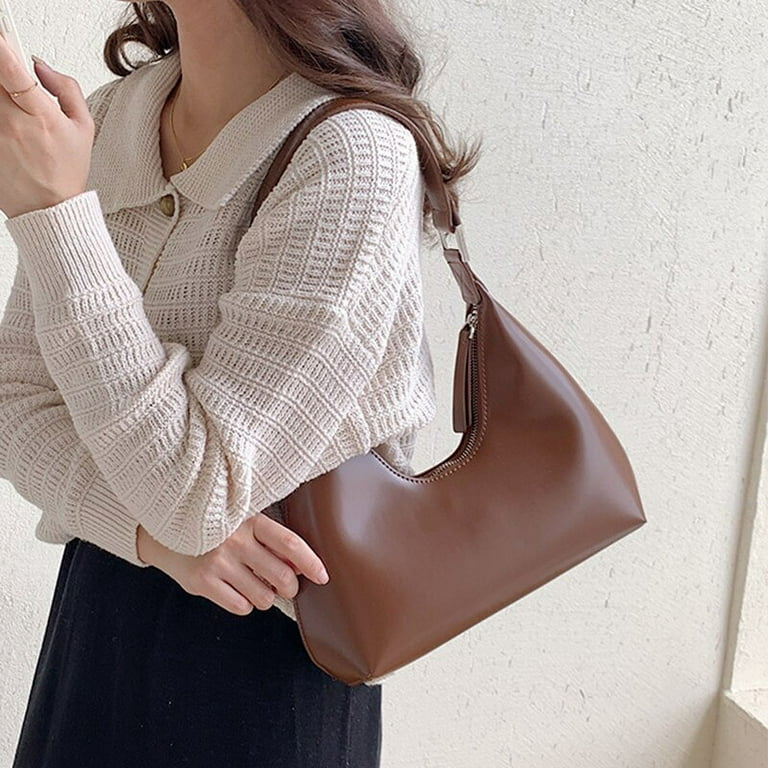 Women'S Medium Spring&Summer Pu Leather Vintage Style Handbag