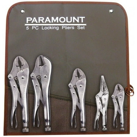 

Paramount 5 Piece Locking Plier Set Comes in Kit Roll