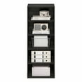 thumbnail image 4 of Furinno Basic 5-Tier Open Shelf Bookcase, Bookshelf, Storage Organizer, 11 x 17 x 44, Espresso, 4 of 4