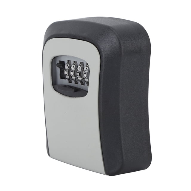 Key Lock Box, ABS and Alloy Stable Key Safe Lock Box for Home Grey Semi Alloy,Black Semi Alloy