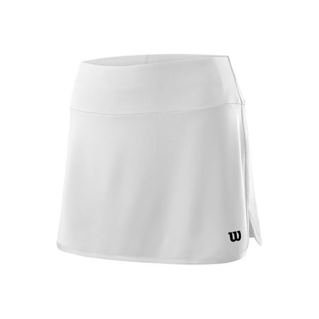 Wilson Women's Team 12.5 Tennis Skirt, White (Best High School Tennis Teams)