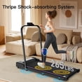 thumbnail image 6 of Jopath 2 in 1 Treadmill for Home,Portable Under Desk Treadmill with Handle Remote Control LED Display,Walking Jogging Machine for Home Office Use,Black, 6 of 9