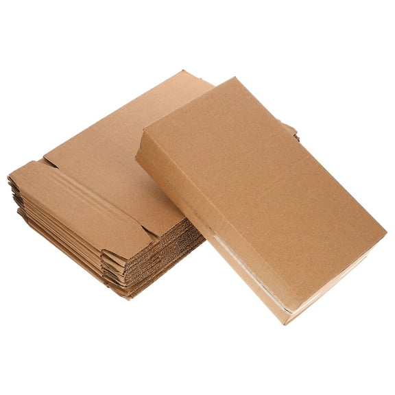 10pcs Shipping Boxes Corrugated Cardboard Packing Holders Express Paper Boxes For Delivery