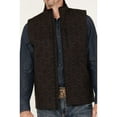 thumbnail image 3 of Rank 45 Men's 45&Reg; Southwestern Print Softshell Vest Chocolate, 3 of 4