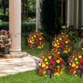 thumbnail image 5 of Bxaolu Artificial Flowers with Ground Spikes Creative Outdoor Indoor Garden Home Decoration Porch Patio Wedding Party Decor (Multi-Color, 50cm/20inches), 5 of 9