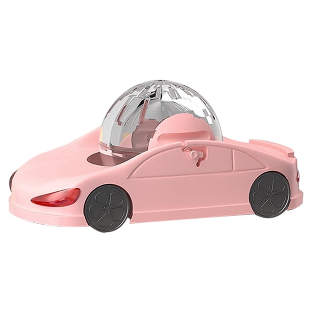 Hamster Hamster Car – Funny Transparent Hamsters Running Silent Wheel Toy For Hamsters Ferrets Small