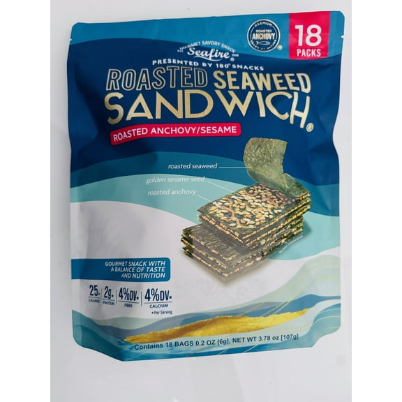 Roasted Seaweed Sandwich (18 Pack)