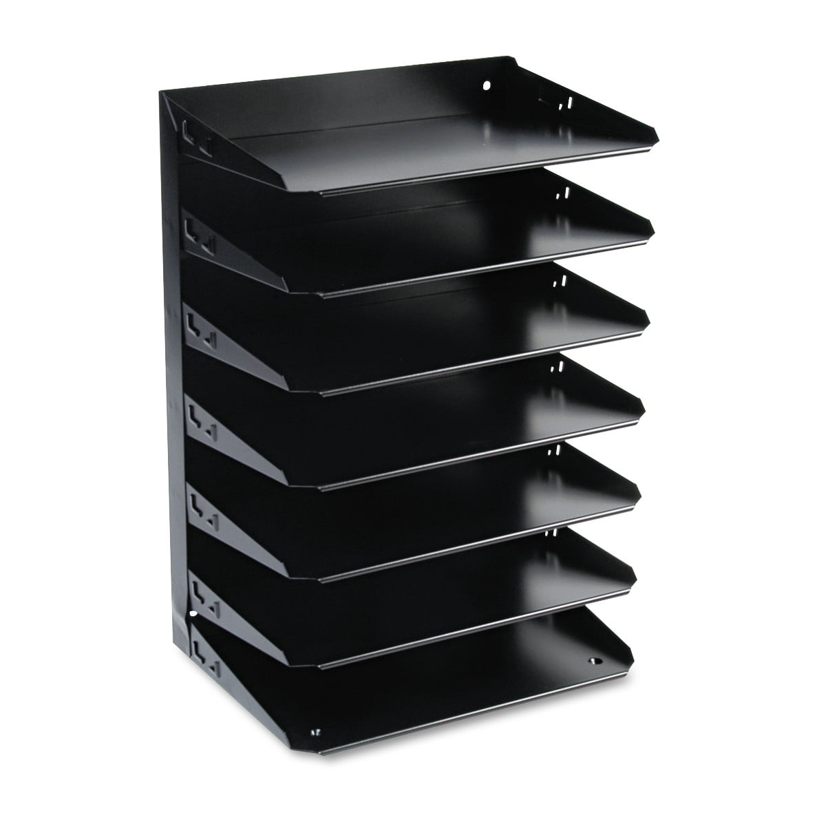 Steelmaster Multi Tier Horizontal Letter Organizers Steelmaster Multi Tier Horizontal Letter Organizers Seven Steel Black Mmf2647hbk Com