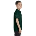thumbnail image 2 of Boys 50/50 ComfortBlend EcoSmart Jersey Knit Polo 054Y (10 PACK), 2 of 3