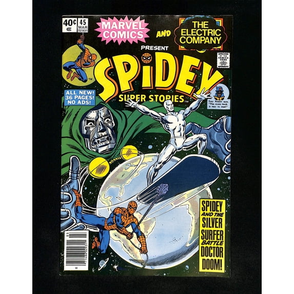 Spidey Super Stories #45 VF/NM 9.0 Doctor Doom Spider-Man Silver Surfer! Comic Book