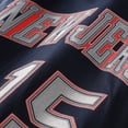 thumbnail image 4 of Men's Mitchell & Ness Vince Carter Navy New Jersey Nets Hardwood Classics Stitch Name & Number T-Shirt, 4 of 6