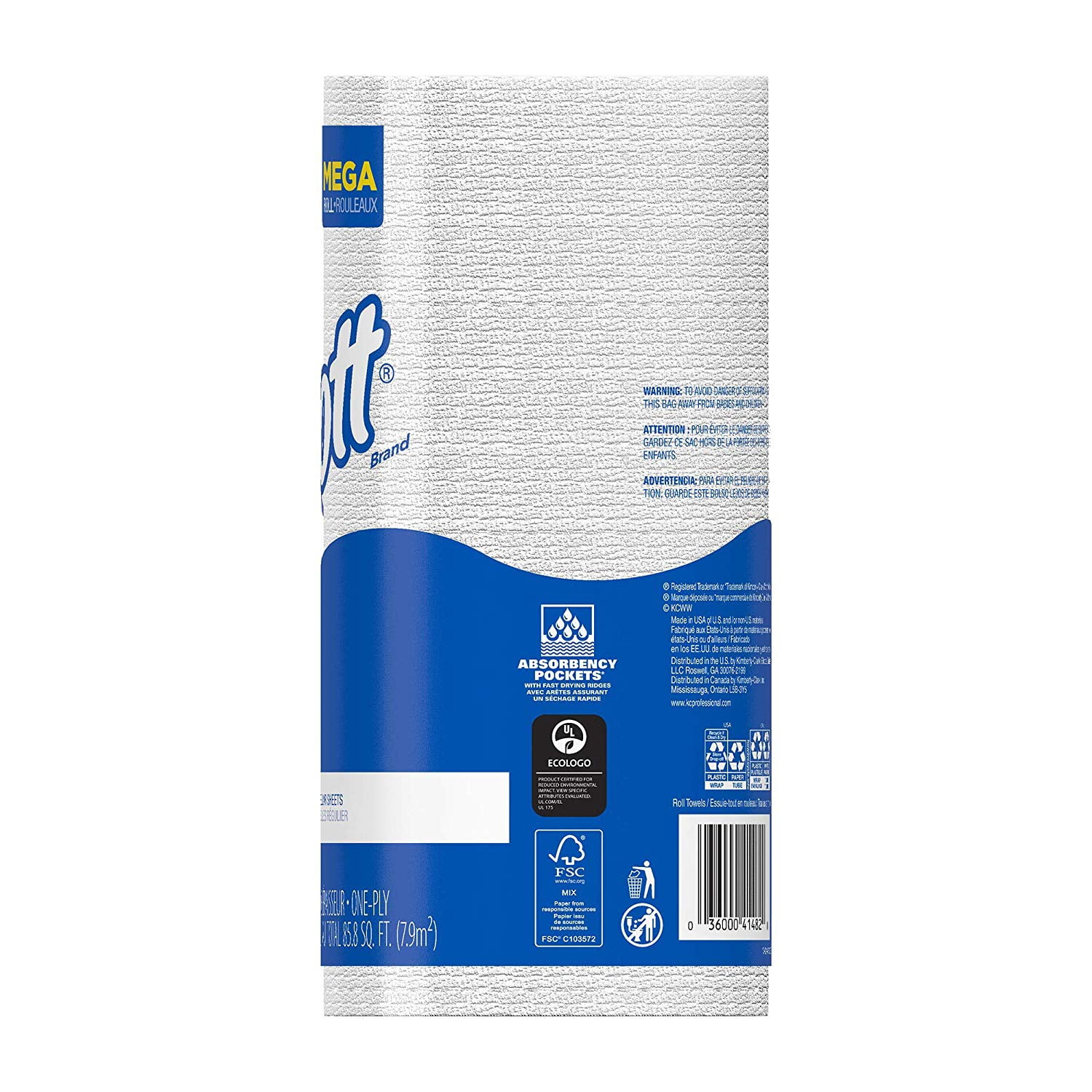 Kimberly-Clark Professional KCC41482CT Scott Perforated Roll Paper Towels- 20 Per Carton
