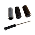 thumbnail image 3 of Kit de cepillos para esquís, cepillos de cera para esquís, ligeros, portátiles, fáciles de manejar con mango de eje, cera para esquís eléctrica, juego, 3 of 8