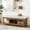 Ivory, variant on Leumius Upholstered Linen Bench with Storage Shelf, Solid Wood Spindle Legs Accent Furniture Tufted Ottoman Bench for Bedroom Entryway Living Room Ivory