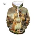 thumbnail image 3 of Sudadera con capucha divertida y linda con estampado de ardilla para hombres y mujeres, sudaderas casuales de manga larga con estampado completo de ardilla, sudaderas con capucha para niños, 3 of 4