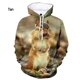 thumbnail image 4 of Sudadera con capucha divertida y linda con estampado de ardilla para hombres y mujeres, sudaderas casuales de manga larga con estampado completo de ardilla, sudaderas con capucha para niños, 4 of 5