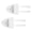 White, variant on 7829 2 Pieces Bathroom Toilet cistern Cleaning Disc Holders Reliable Plastic Construction