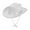 White, variant on EHJRE Cowboy Hat Costume Accessories with Chin Strap Casual Comfortable Sun Protection Black