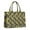 Yellow Lemon Fruit-1, variant on Large Capacity Tote Bag,Yellow Lemon Slices Green Pattern Handbag Fashion Luxury Tote Bag,15.7"x13"x 5.1" Inches,Laptop Compatible