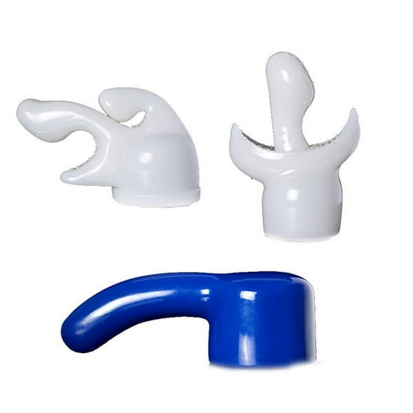 3Pcs Handheld Massage Magic Wand Attachments Accessories Massage Stick Headgear Wand Caps Couples Adult Toys Funy fit for Magic Wande