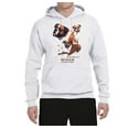 thumbnail image 2 of If It's Not a Boxer It's Just a Dog Gift | Mens Dog Lover Hooded Sweatshirt Graphic Hoodie, White, 2XL, 2 of 3