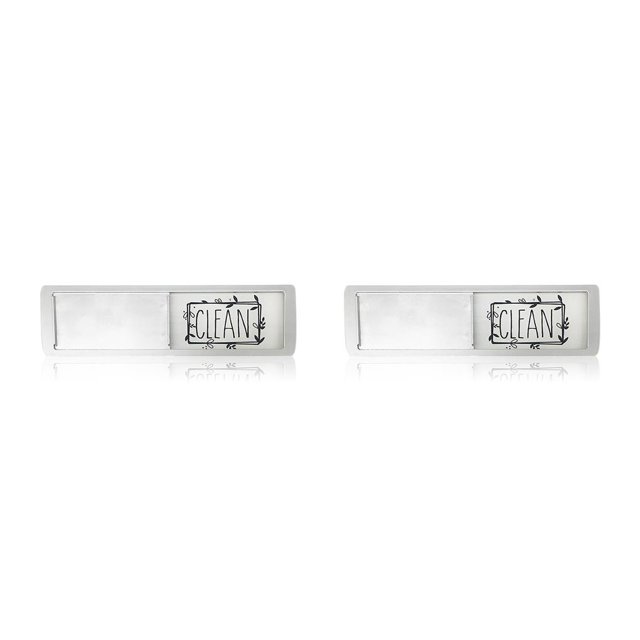Kearding Lavavajillas Universal, lavadora, secadora de ropa, señal de suciedad antiarañazos, nevera, indicador rectangular de doble cara Type2 NO2