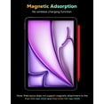 thumbnail image 6 of MoKo Pencil for iPad (A16) 11th 10th Gen, Stylus Pen for 2018-2025 Apple iPad 11/10/9/8/7/6/A16, Mini 7/6/5, Air M3/M2 11"/13"/5/4/3, Pro M4 13"/12.9"/11" Tilt Sensitivity, USB-C Fast Charging,Red, 6 of 8
