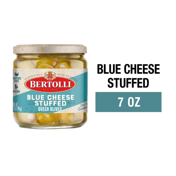 Bertolli Green Olives Blue Cheese Stuffed 7 oz