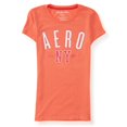 thumbnail image 2 of Camiseta gráfica Aeropostale Sparkle para mujer naranja grande, 2 of 2