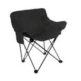 thumbnail image 5 of Folding Camping Chair Beach Moon Chair Folded Outdoor Seat Tear Resistant Oxford Cloth for Garden Lawn Picnic, 5 of 9