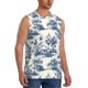 thumbnail image 2 of Balery Vintage Floral 1 Camisetas sin mangas para hombre, absorbe la humedad y protege contra el mal olor.-Small, 2 of 7