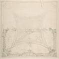 thumbnail image 2 of Charles Monblond 20x20 Gold Ornate Framed and Double Matted Museum Art Print Titled - Designs for Ceiling (19th Century), 2 of 4