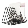 thumbnail image 1 of Support de Rangement pour Disques Vinyles CD Magazines Album Vertical Créatif Multifonctionnel, 1 of 5