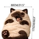 thumbnail image 4 of Saco de dormir tipo sobre con diseño de gatos para siestas y relajación. Adorable saco de dormir con forma de gato. Ideal para clima frío, ideal para adultos, perros y gatos, camping y viajes. Azul y, 4 of 7