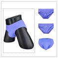 thumbnail image 4 of Men's Boxer Briefs Hairy Underwear Men Deliver Tomorrow Mens Size Small Briefs Mens Comfort Pouch Underwear Men for D under Shorts for Windbreaker Brief All Fashionable And Purple 2XL, 4 of 6