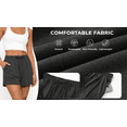 thumbnail image 4 of Rosvigor 2 Pack Women Shorts High Waisted Athletic Shorts for Women with Pockets for Gym Workout Running Lounge, 4 of 7