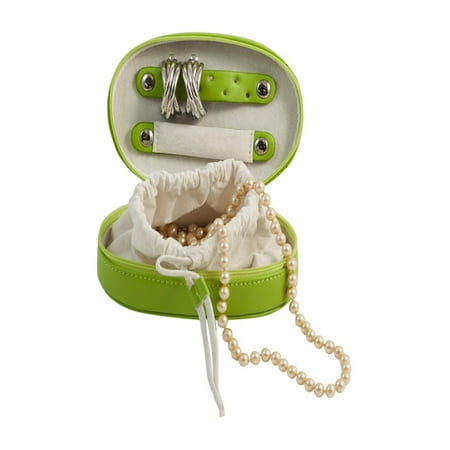Bey - Berk Green Leatherette Jewelry Box