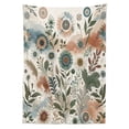 thumbnail image 2 of Ambesonne Floral Eucalyptus Tablecloth Rectangular Table Cover, Tender Garden, 60"x90", Pale Rose Slate Blue, 2 of 3